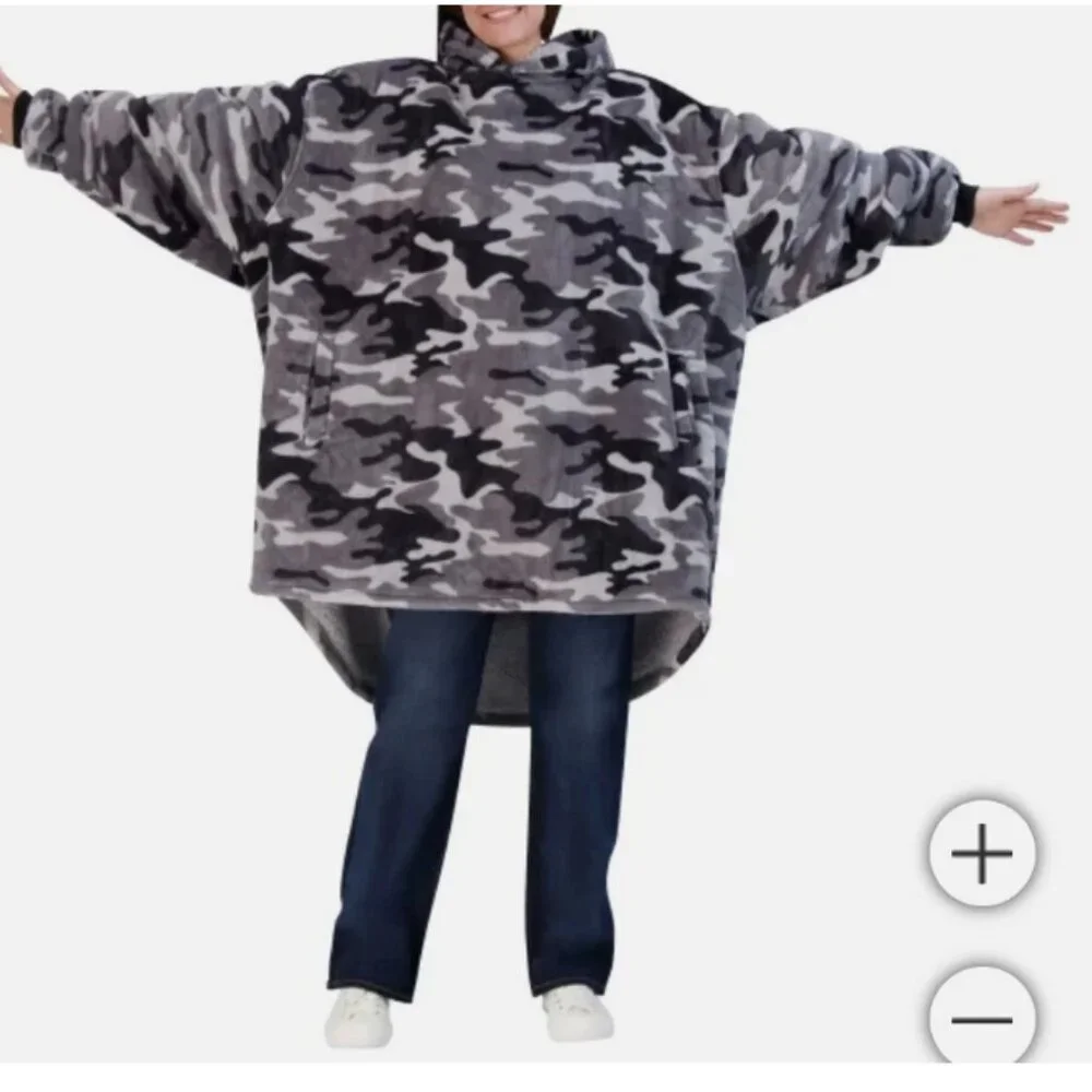 The Wayy Big Hoodie Unisex Camo